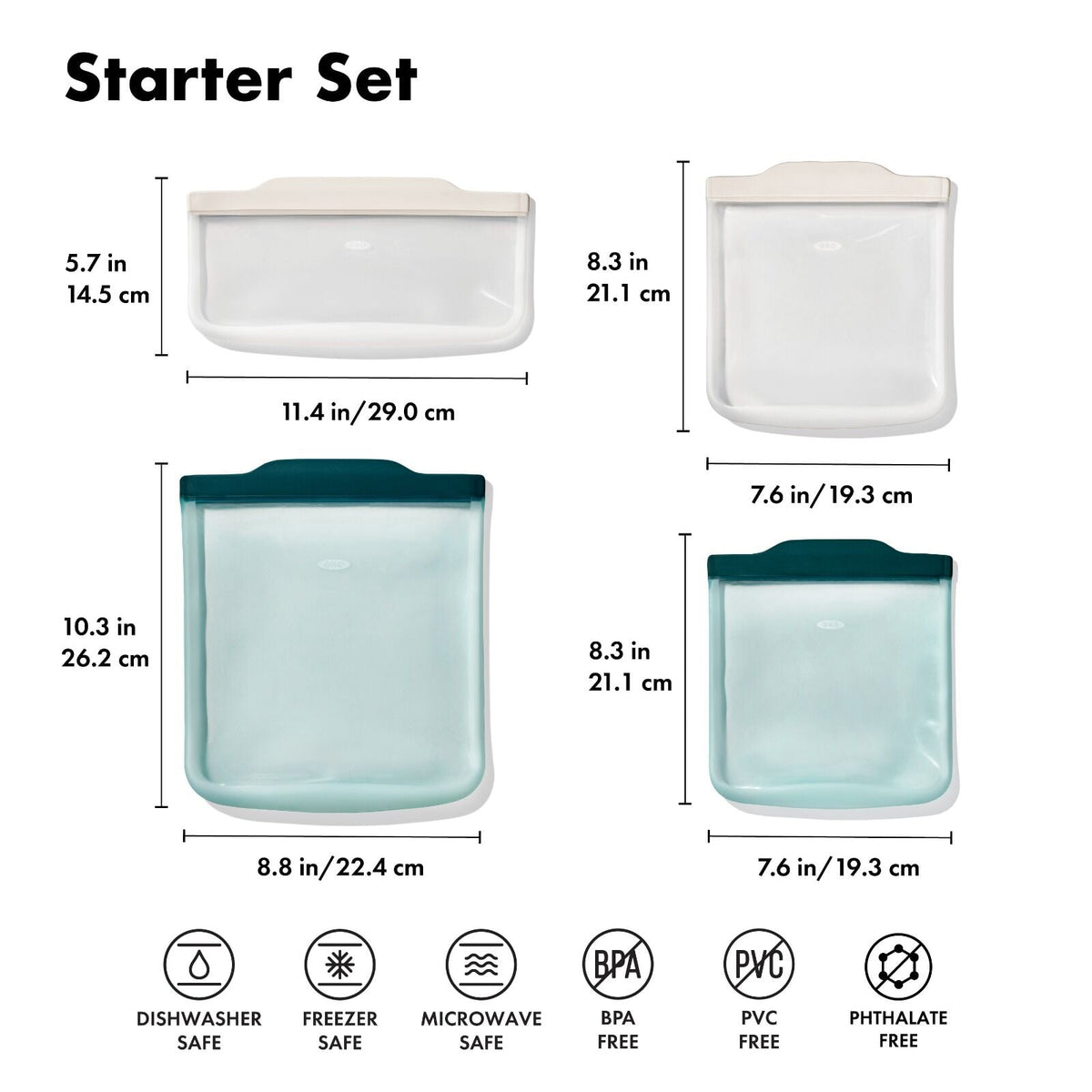 silicone-reusable-bag-4-piece-starter-set-oat-lagoon-q3 oxo__silicone-starter-set_113910009.jpg
