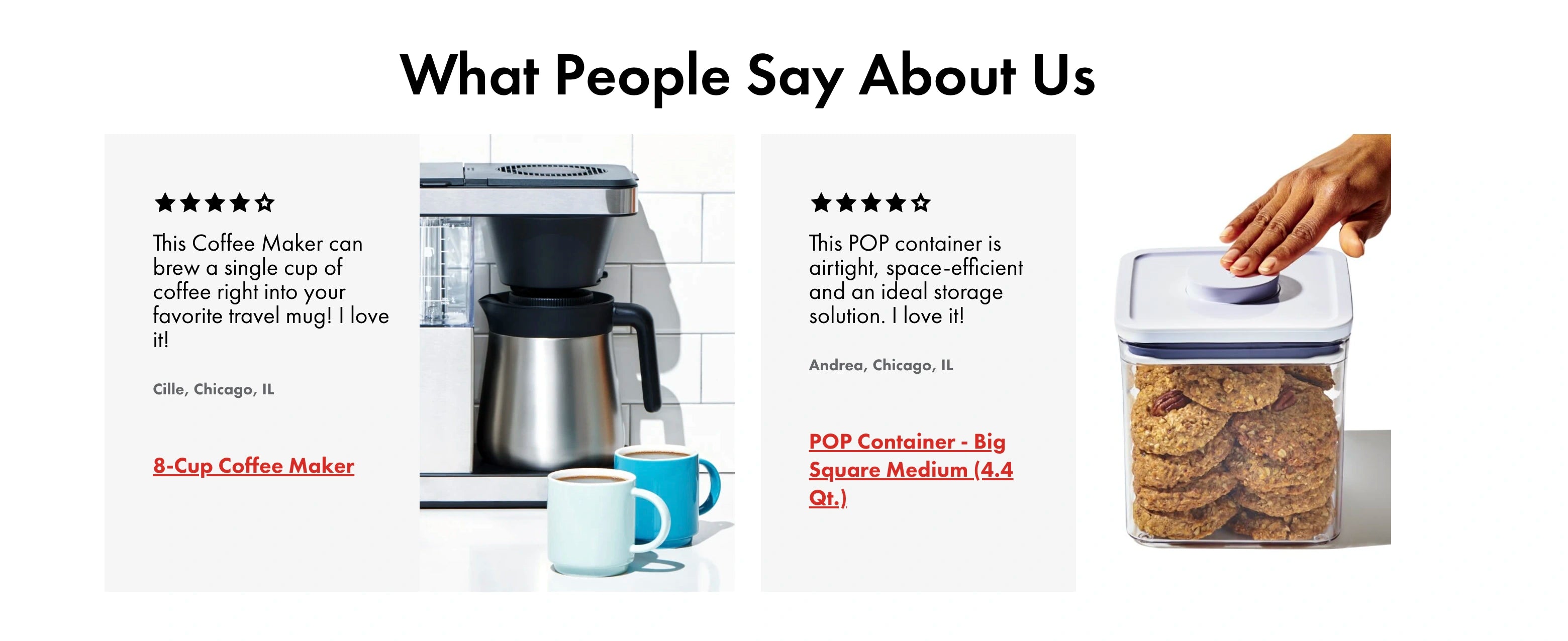 What People Say About Us